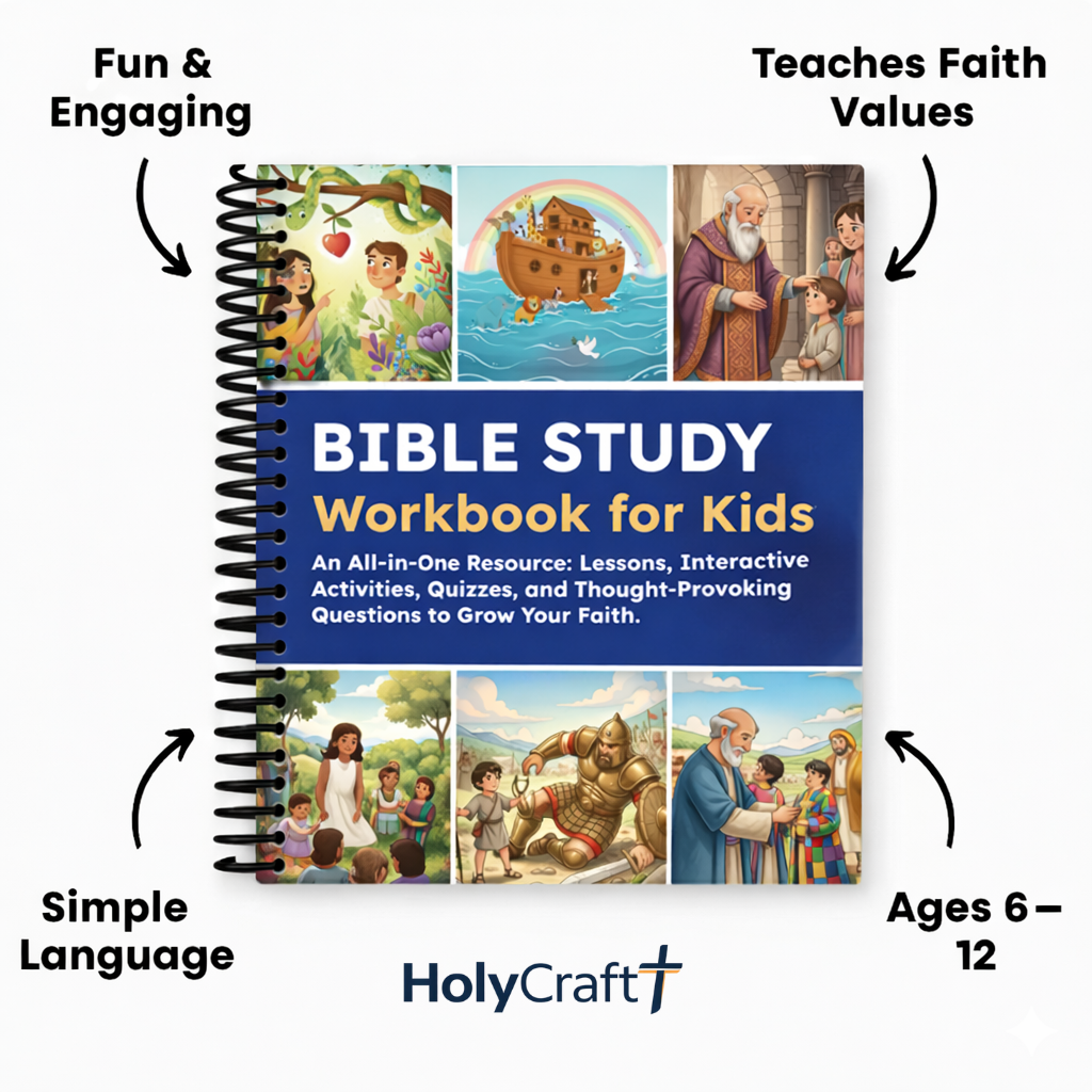 HolyCraft™ Kids Bible Workbook
